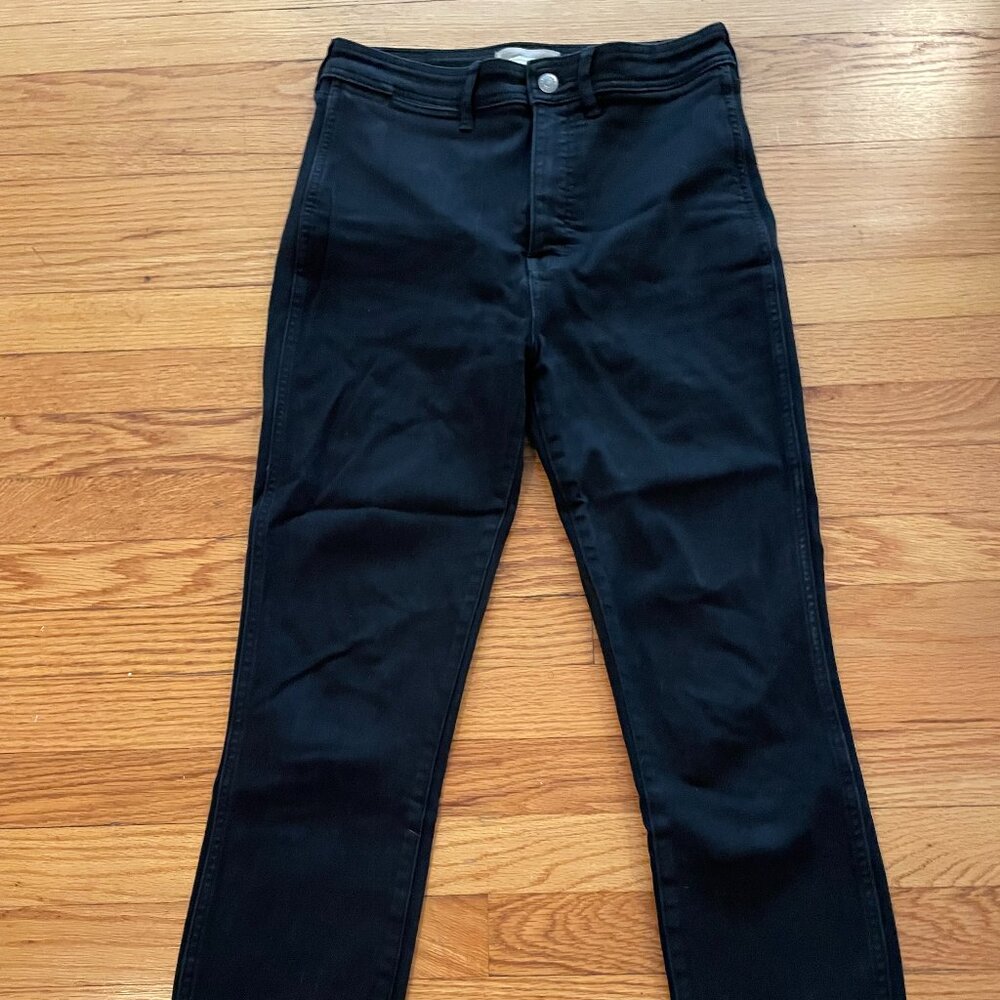 Everlane High Rise Skinny Jeans - Black